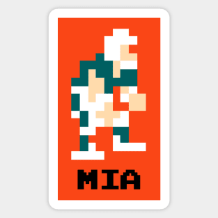 8-Bit Linebacker - Miami Sticker